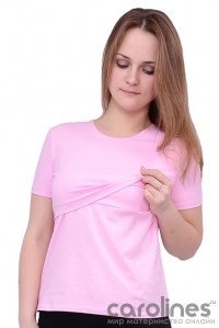 футболка для кормления розовая flammber фото 2