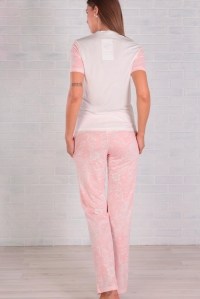 пижама футболка и брюки розовые для беременных и кормления euromama фото 2