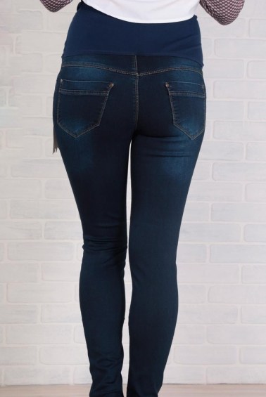 джинсы зауженные для беременных busa