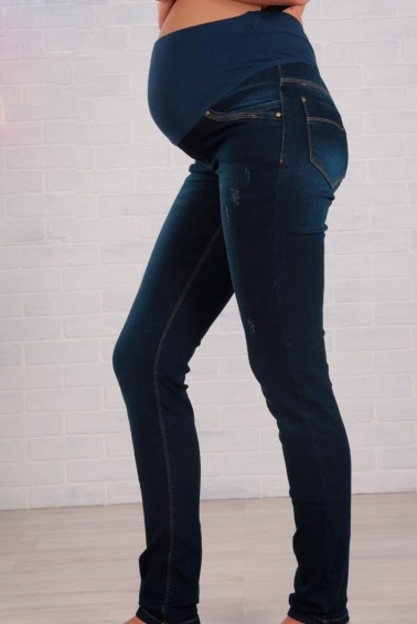 джинсы зауженные для беременных busa