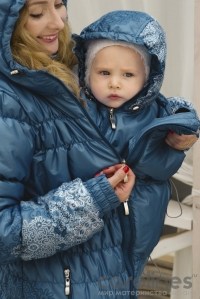 куртка для беременных зимняя 3 в 1 azzurro diva фото 3