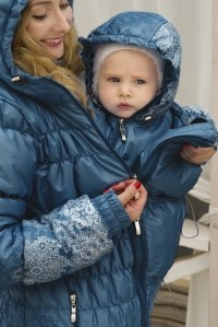 куртка для беременных зимняя 3 в 1 azzurro diva фото 5