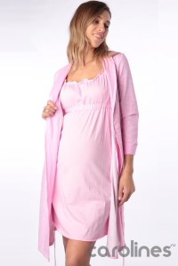комплект в роддом для беременных розовый euromama фото 4