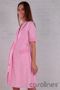 комплект в роддом для беременных розовый euromama фото 2