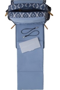 сумка для мамы boxy backpack indigo petunia pickle bottom фото 7