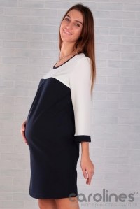 платье синее для беременных euromama фото 2