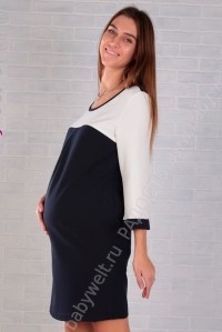 платье синее для беременных euromama фото 4