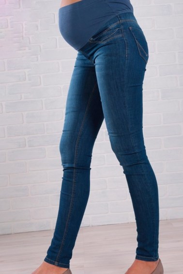 джинсы для беременных зауженные busa