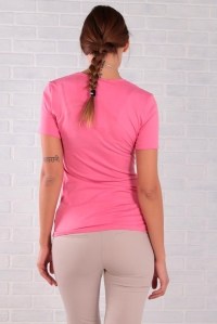 футболка для беременных и кормления розовая euromama фото 7