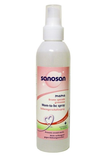 лосьон-спрей для беременных от растяжек sanosan