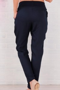 брюки темно-синие для беременных euromama фото 2