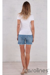 джинсовые шорты для беременных под живот euromama фото 5