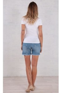 джинсовые шорты для беременных под живот euromama фото 2