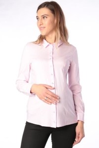 блуза для беременных розовая euromama фото 5