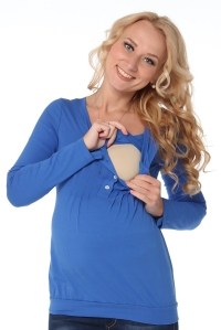 блуза для беременных и кормления с планкой василек мамуля красотуля фото 2