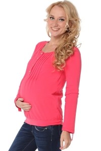блуза с планкой для беременных и кормления коралл мамуля красотуля фото 4