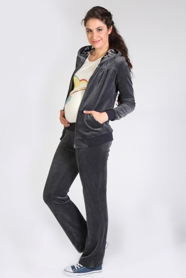 костюм спортивный серый для беременных мамуля красотуля