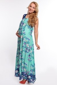 платье макси моник для беременных цветочная поляна мамуля красотуля фото 3
