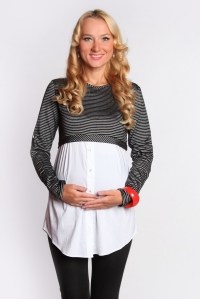 блуза для беременных обманка с компаньоном-полоскабелый мамуля красотуля