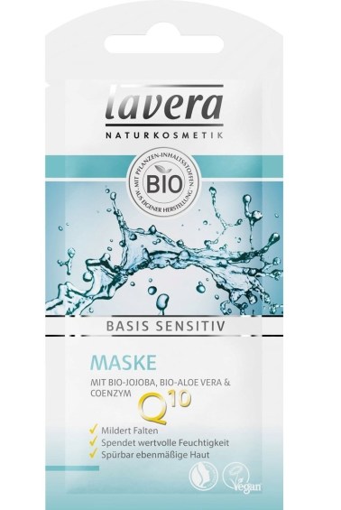 био маска для лица антивозрастная q10 basis sensitiv lavera