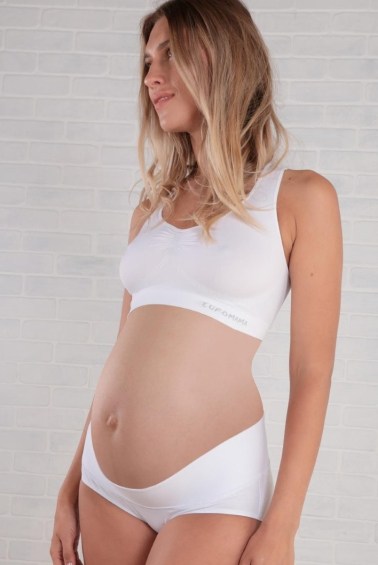 бандаж для беременных под живот белый euromama