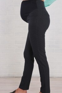 брюки костюмка темно-синий для беременных euromama фото 2