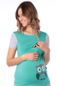 пижама вискоза футболка и капри серо-зеленый euromama фото 5