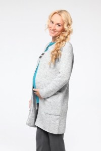 кардиган для беременных кэнди серый меланж  мамуля красотуля фото 3