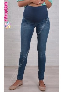 брюки джинс на животик для беременных euromama фото 5