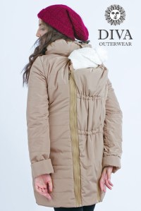 слингокуртка и куртка для беременных зимняя 4 в 1 moka diva фото 3