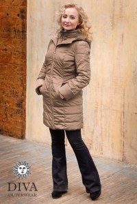 слингокуртка и куртка для беременных зимняя 4 в 1 moka diva фото 14