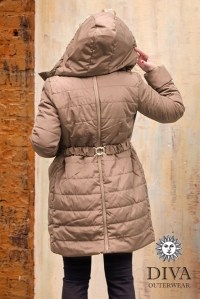 слингокуртка и куртка для беременных зимняя 4 в 1 moka diva фото 13