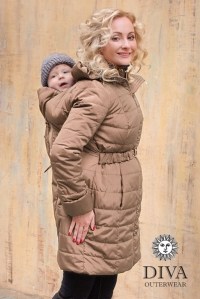 слингокуртка и куртка для беременных зимняя 4 в 1 moka diva фото 12