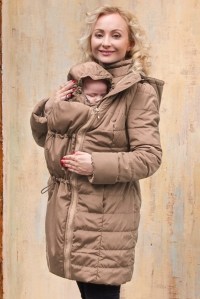 слингокуртка и куртка для беременных зимняя 4 в 1 moka diva фото 8