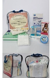 сумка в роддом прозрачная с наполнением для мамы и малыша  euromama фото 2