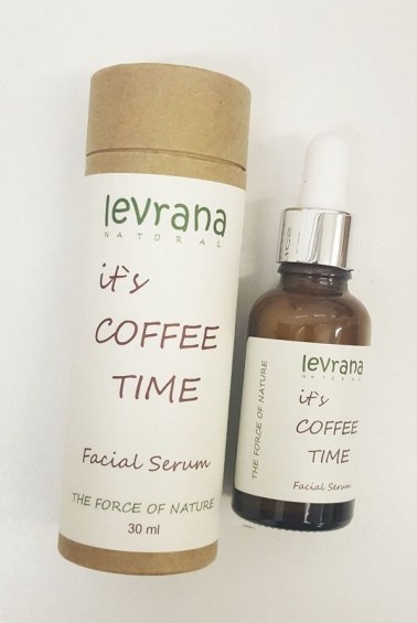 сыворотка для лица its coffee time с кофеином levrana