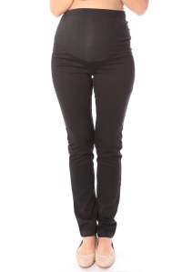 брюки для беременных с начесом черные euromama фото 5