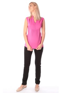 брюки для беременных с начесом черные euromama фото 3