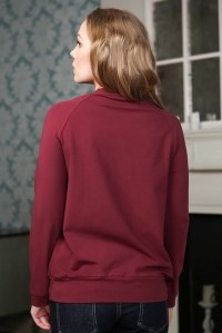 блуза для беременных молния бордовая nuova vita фото 9