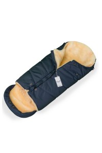 конверт в коляску sleeping bag  100 шерсть - grey 95х45 см esspero фото 2