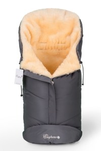 Конверт в коляску Sleeping Bag ( 100% шерсть) - Grey 95х45 см