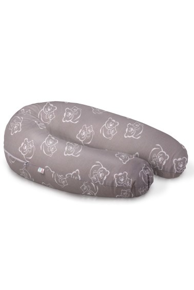 подушка для беременных banana grigio bruin beatrice bambini