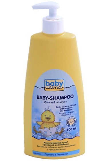 шампунь для младенцев помпа babyline
