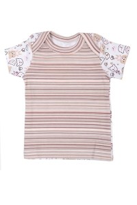 футболка короткий рукав розовый euromama