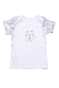 футболка для новорожденных короткий рукав кошки euromama фото 2