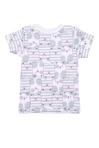 футболка для новорожденных короткий рукав кошки euromama