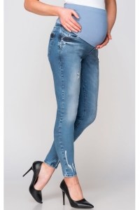 брюки джинс на животик для беременных euromama фото 2