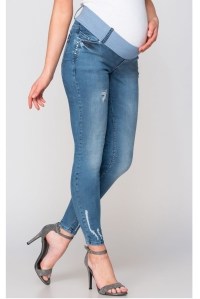 брюки джинс под животик для беременных euromama фото 3