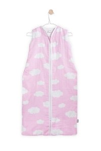 муслиновый спальный мешок 70 см clouds pink jollein