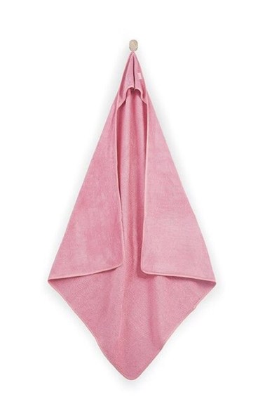 полотенце с капюшоном 100 х 100 см coral pink jollein